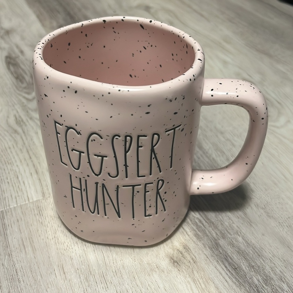 Rae Dunn Yellow Chick Magnet & Pink Eggspert Hunter Easter Mug Bundle - Picture 5 of 6